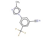 3-(4-甲基-1H-咪唑-1-基)-5-(三<span class='lighter'>氟</span>甲基)<span class='lighter'>苯</span><span class='lighter'>甲</span><span class='lighter'>腈</span>