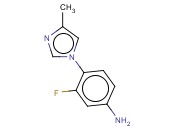3-<span class='lighter'>氟</span>-4-(4-甲基-1H-咪唑-1-基)<span class='lighter'>苯胺</span>