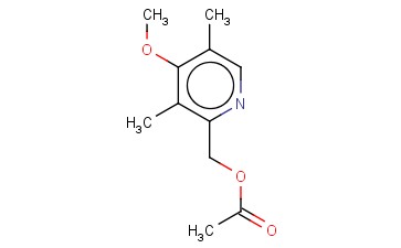 2-(<span class='lighter'>乙酰</span>氧基<span class='lighter'>甲基</span>)-4-甲氧基-3,5-二<span class='lighter'>甲基吡啶</span>