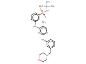 N-(1,1-二<span class='lighter'>甲基</span>乙基)-3-[[5-<span class='lighter'>甲基</span>-2-[[3-(4-<span class='lighter'>吗</span><span class='lighter'>啉</span>基<span class='lighter'>甲基</span>)苯基]氨基]-4-嘧啶基]氨基]苯磺酰胺