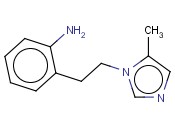 <span class='lighter'>苯胺</span>,2-[2-(5-甲基-1H-咪唑-1-基)<span class='lighter'>乙基</span>]-