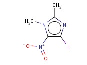 <span class='lighter'>4-IODO-1,2-DIMETHYL-5-NITRO-1H-IMIDAZOLE</span>