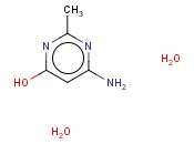 4-<span class='lighter'>氨基</span>-6-羟基-2-甲基<span class='lighter'>嘧啶</span>二水