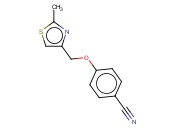 4-[(2-<span class='lighter'>甲基</span>-1,3-<span class='lighter'>噻唑</span>)甲氧基]苯甲腈