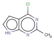 4-CHLORO-2-METHYL-7H-PYRROLO[2,3-D]<span class='lighter'>PYRIMIDINE</span>