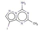 <span class='lighter'>8-IODO-2-METHYL-PYRAZOLO</span>[<span class='lighter'>1,5-A</span>][<span class='lighter'>1,3,5</span>]<span class='lighter'>TRIAZIN-4-YLAMINE</span>