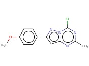 4-CHLORO-7-(4-METHOXYPHENYL)-2-METHYLPYRAZOLO[1,5-A][1,3,5]TRIAZINE
