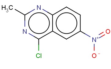 <span class='lighter'>QUINAZOLINE</span>, <span class='lighter'>4-CHLORO-2-METHYL-6-NITRO-</span>