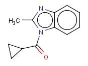 1H-<span class='lighter'>苯并咪唑</span>，1-（环丙基羰基）-2-<span class='lighter'>甲基</span>-（9CI）