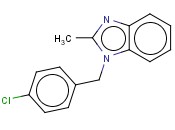 1-(4-<span class='lighter'>氯</span>苄基)-2-<span class='lighter'>甲基</span><span class='lighter'>苯并咪唑</span>