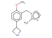 1-(5-(AZETIDIN-3-YL)-<span class='lighter'>2-METHOXYBENZYL</span>)-2-METHYL-1H-IMIDAZOLE