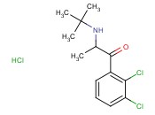2-(tert-butylamino)-1-(2,3-dichlorophenyl)<span class='lighter'>propan-1-one</span> hydrochloride