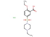 2-Ethoxy-5-((4-ethylpiperazin-1-yl)sulfonyl)<span class='lighter'>benzoic</span> acid hydrochloride