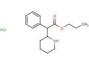 propyl 2-phenyl-2-(<span class='lighter'>piperidin-2-yl</span>)acetate hydrochloride