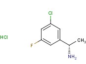 (S)-1-(3-Chloro-5-fluorophenyl)<span class='lighter'>ethanamine</span> hydrochloride