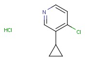 4-<span class='lighter'>Chloro-3-cyclopropylpyridine</span> hydrochloride