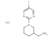 (1-(5-fluoropyrimidin-2-yl)piperidin-3-yl)methanamine hydrochloride