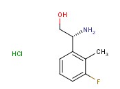 (R)-2-Amino-2-(3-fluoro-2-<span class='lighter'>methylphenyl</span>)ethanol hydrochloride