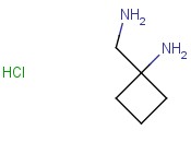 1-(<span class='lighter'>Aminomethyl</span>)cyclobutanamine hydrochloride
