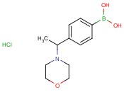 (4-(1-morpholinoethyl)phenyl)boronic acid hydrochloride