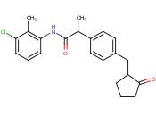 N-(3-chloro-2-methylphenyl)-2-(4-((2-oxocyclopentyl)methyl)phenyl)propanamide