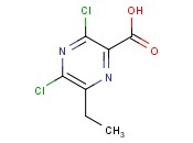 3,5-Dichloro-6-ethylpyrazine-2-<span class='lighter'>carboxylic</span> acid