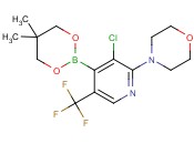 4-(3-chloro-4-(5,5-dimethyl-1,3,2-dioxaborinan-2-yl)-5-(trifluoromethyl)pyridin-2-yl)morpholine
