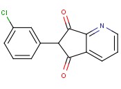 5H-Cyclopenta[b]pyridine-5,7(6H)-dione, 6-(3-<span class='lighter'>chlorophenyl</span>)-