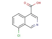 8-CHLOROISOQUINOLINE-4-<span class='lighter'>CARBOXYLIC</span> ACID