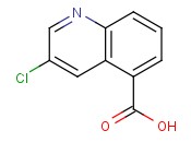 3-<span class='lighter'>CHLOROQUINOLINE</span>-5-CARBOXYLIC ACID