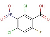 <span class='lighter'>2,4-Dichloro</span>-6-fluoro-3-nitrobenzoic acid