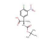 Benzeneacetic acid, 4-chloro-<span class='lighter'>alpha</span>-[[(1,1-dimethylethoxy)carbonyl]amino]-α-methyl-3-<span class='lighter'>nitro</span>-, (R)-