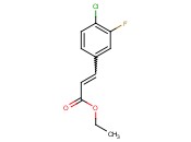 Ethyl 3-(4-chloro-3-<span class='lighter'>fluorophenyl</span>)acrylate