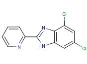 4,6-DICHLORO-2-<span class='lighter'>PYRIDIN-2-YL</span>-1H-BENZIMIDAZOLE