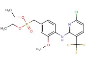 diethyl 4-((6-chloro-3-(<span class='lighter'>trifluoromethyl</span>)<span class='lighter'>pyridin</span>-2-yl)amino)-3-methoxybenzylphosphonate