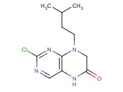 6(5H)-Pteridinone, 2-Chloro-7,8-dihydro-8-(3-<span class='lighter'>methylbutyl</span>)-