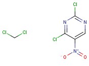 2,4-Dichloro-5-nitropyrimidine compound with dichloromethane