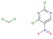 <span class='lighter'>2,4</span>-Dichloro-5-nitropyrimidine compound with dichloromethane