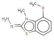 2(3H)-苯并<span class='lighter'>噻唑</span>酮,4-甲氧基-3-<span class='lighter'>甲基</span>-, 腙