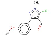 5-CHLORO-3-(3-METHOXYPHENYL)-1-METHYL-1H-PYRAZOLE-4-CARBOXALDEHYDE