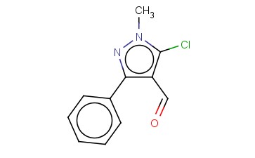 <span class='lighter'>5-CHLORO-1-METHYL-3-PHENYL-1H-PYRAZOLE-4-CARBOXALDEHYDE</span>
