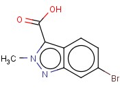 6-溴-2-甲基-2H-<span class='lighter'>吲</span><span class='lighter'>唑</span>-3-甲酸