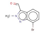 <span class='lighter'>7-BROMO-2-METHYL-2H-INDAZOLE-3-CARBALDEHYDE</span>