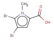 4,5-DIBROMO-1-<span class='lighter'>METHYLPYRROLE</span>-2-CARBOXYLIC ACID