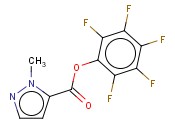 PENTAFLUOROPHENYL 1-METHYL-1H-PYRAZOLE-5-CARBOXYLATE