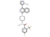 4-<span class='lighter'>氟</span>-N-<span class='lighter'>甲基</span>-N-[1-[4-(1-<span class='lighter'>甲基</span>-1H-吡唑-5-基)-1-酞嗪基]-4-哌啶基]-2-(<span class='lighter'>三</span><span class='lighter'>氟</span><span class='lighter'>甲基</span>)苯甲酰胺