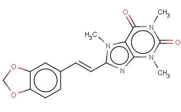 (E)-8-(3,4-METHYLENEDIOXYSTYRYL)CAFFEINE