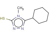 3H-1，2,4-三唑-3-硫<span class='lighter'>酮</span>，5-<span class='lighter'>环己基</span>-2,4-二氢-4-甲基