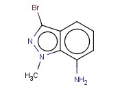 3-溴-1-甲基-1H-<span class='lighter'>吲</span><span class='lighter'>唑</span>-7-胺