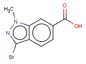 3-BROMO-1-METHYL-1H-<span class='lighter'>INDAZOLE</span>-6-CARBOXYLIC ACID